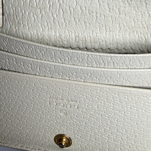 Gucci Beige Card Holder with Red and Blue Stripes - Picture 5 of 5